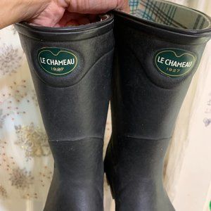 Le Chameau Rain Boots Men Black